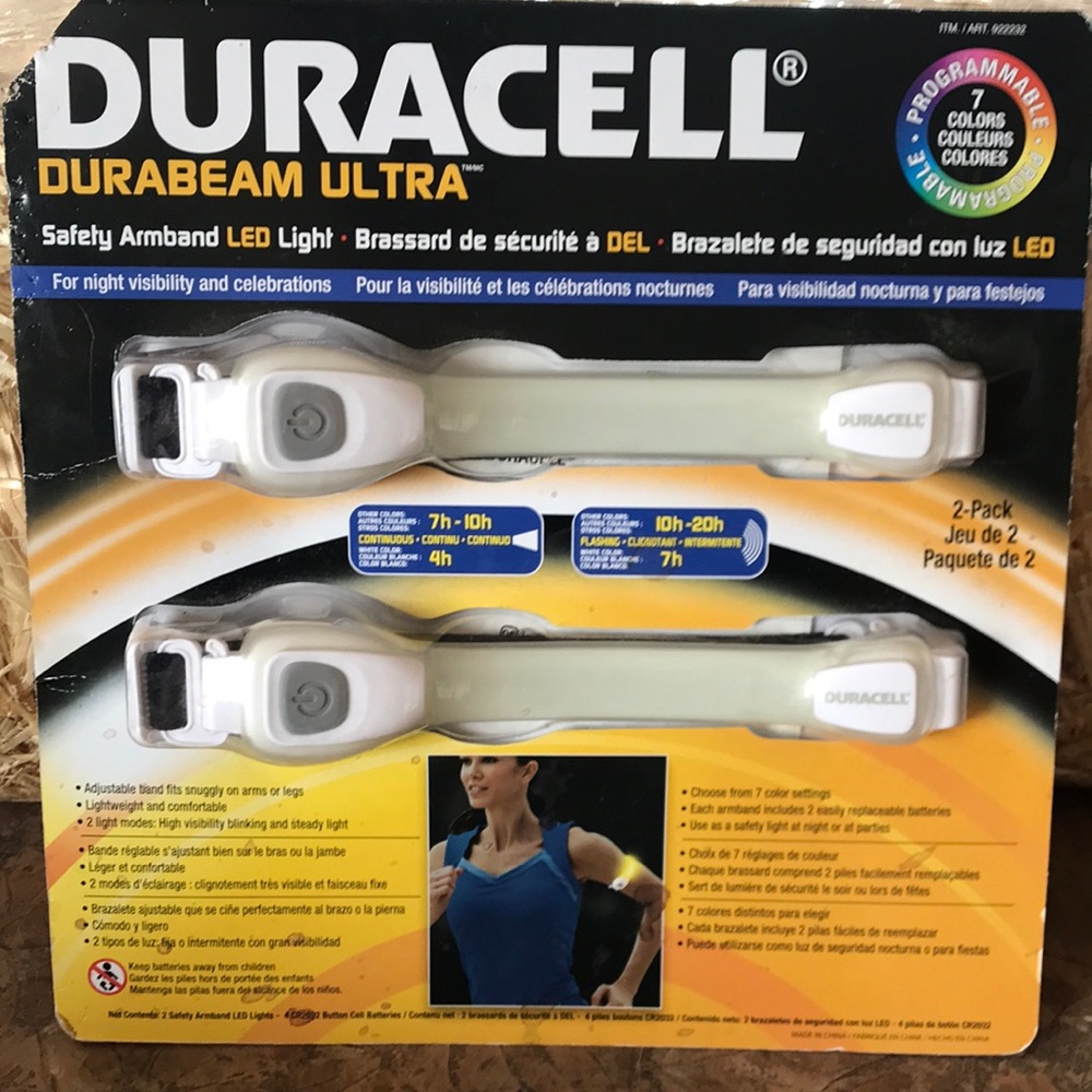 Duracell durabeam ultra safety armbands